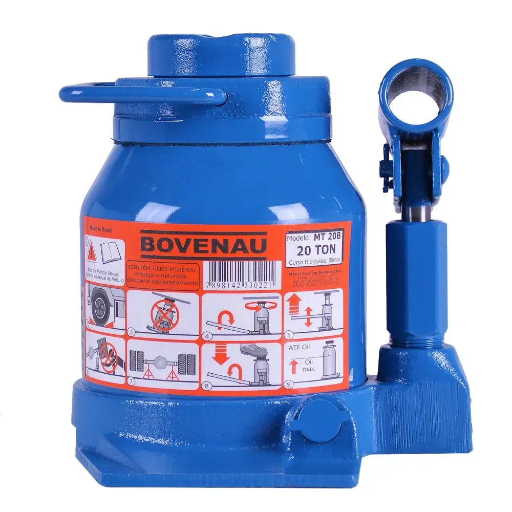 Macaco Hidráulico/Garrafa 20 Ton Com Rosca De Ajuste Mt20B Bovenau - Imagem 3