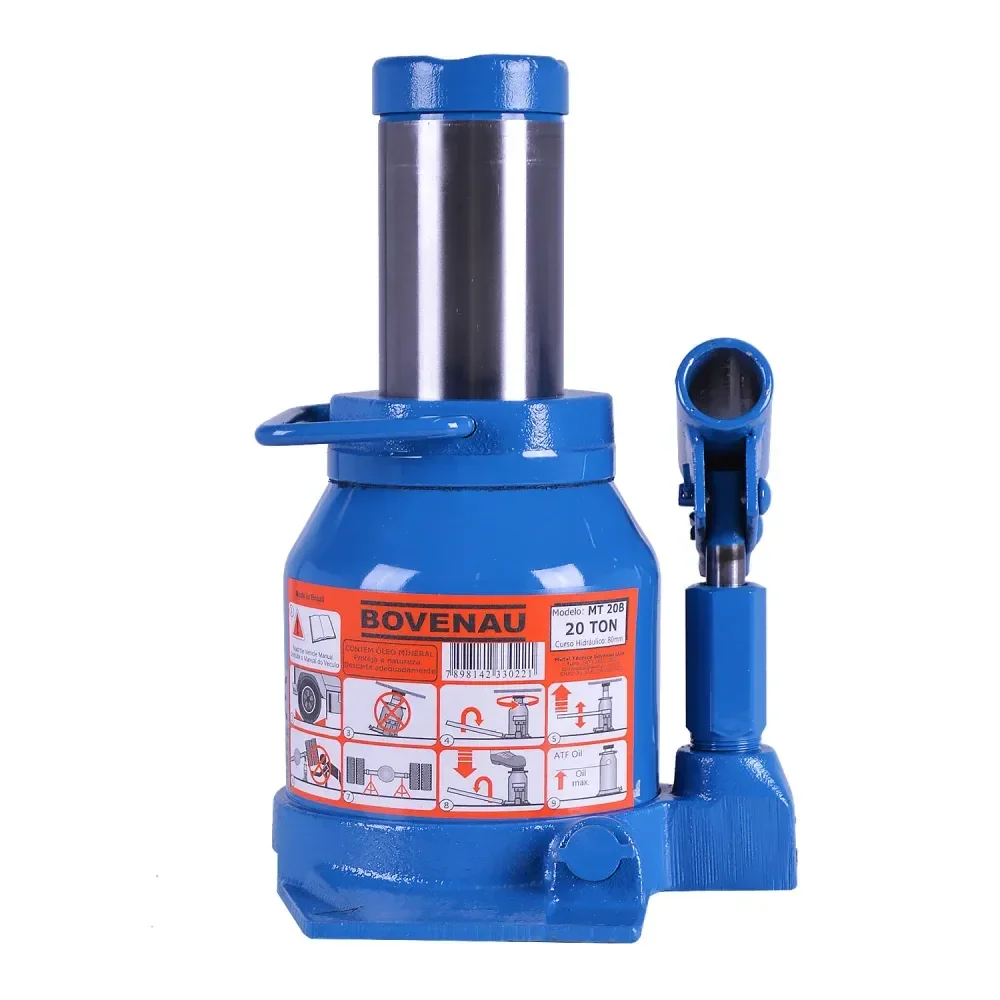 Macaco Hidráulico/Garrafa 20 Ton Com Rosca De Ajuste Mt20B Bovenau - Imagem 4