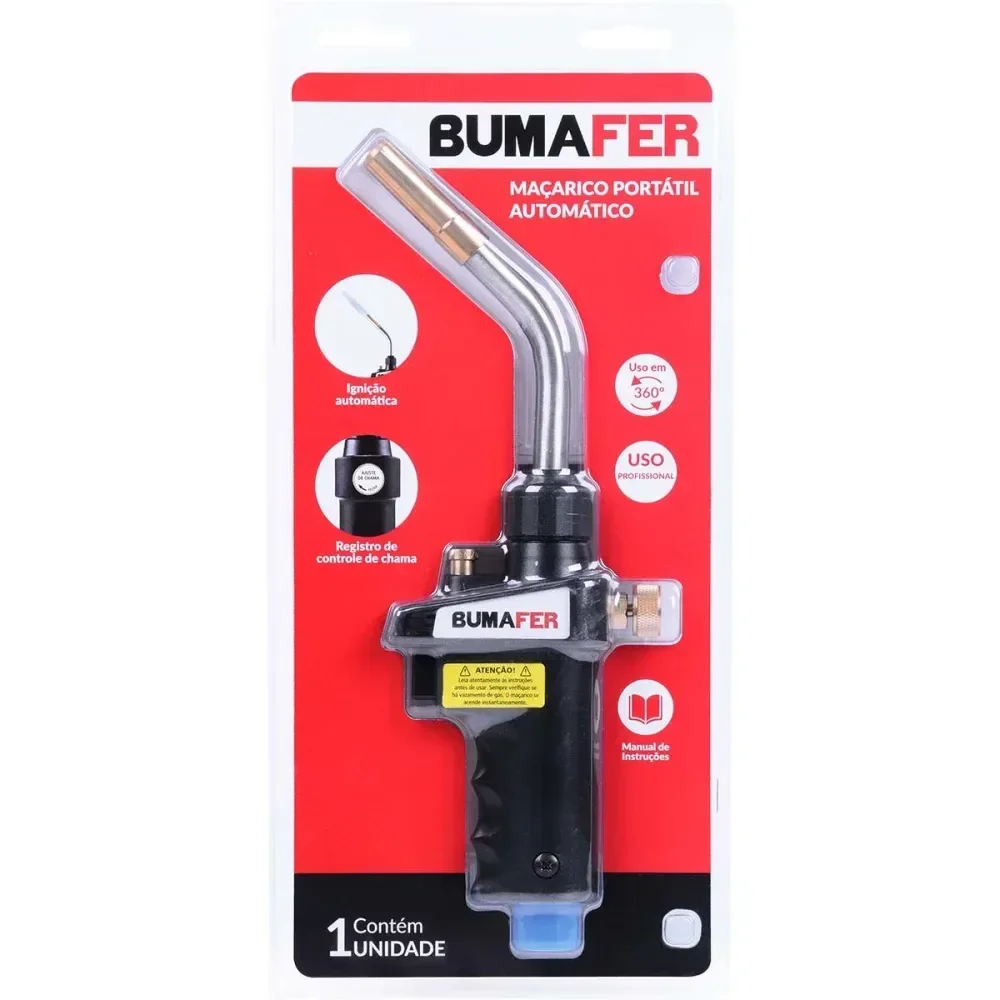 Maçarico Portátil Automático Map Pro 12300Btus Bumafer - Imagem 6