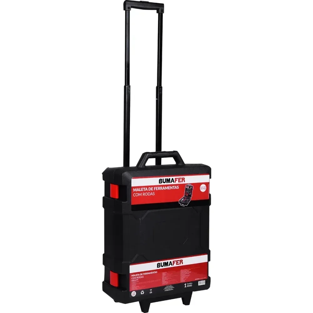 Maleta De Ferramentas Com Rodas 191 Peç Bumafer - Imagem 2