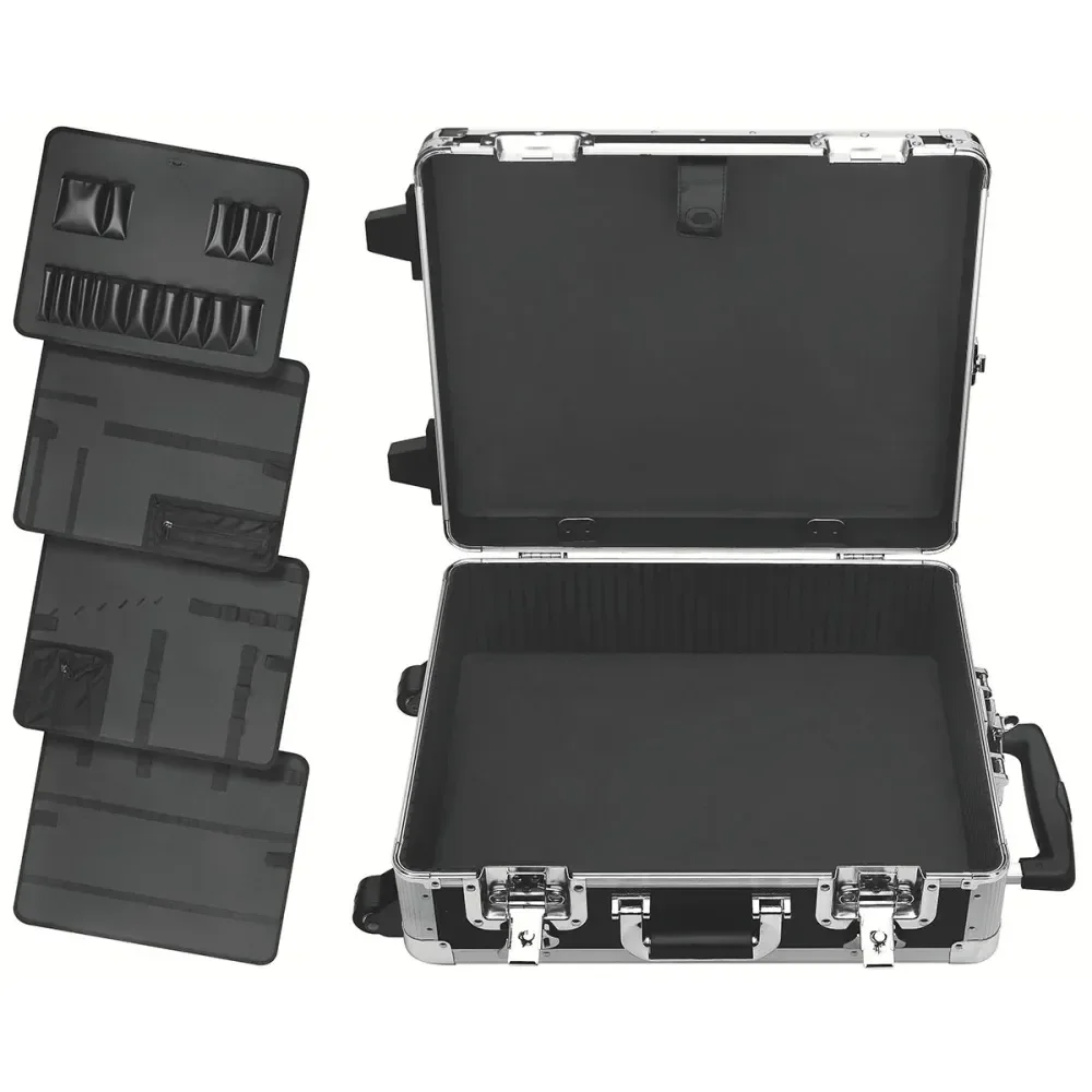 Maleta Para Ferramentas Com Rodinhas E Puxador Tramontina - Imagem 2