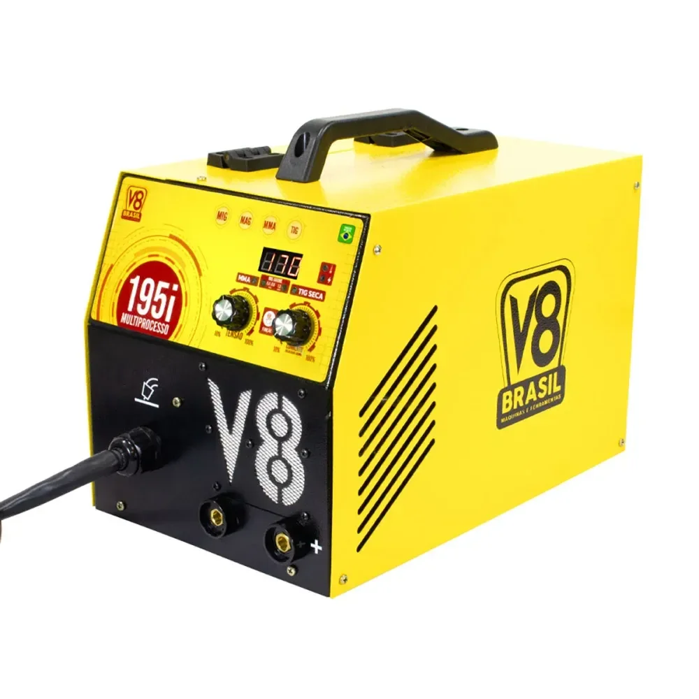 Máquina De Solda Multiprocessado 195I Com Tocha 220V V8 Brasil - Imagem 2
