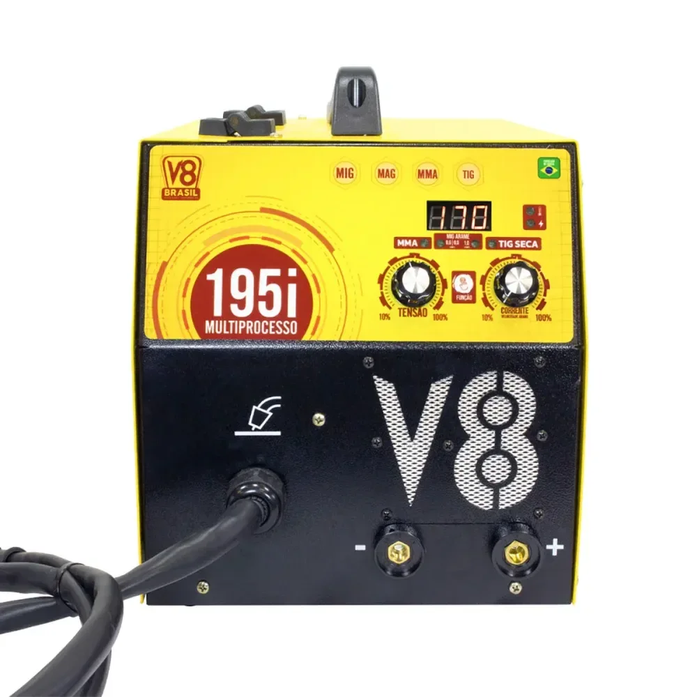 Máquina De Solda Multiprocessado 195I Com Tocha 220V V8 Brasil - Imagem 3