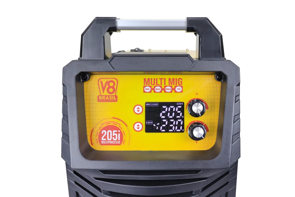 Máquina De Solda Multiprocesso Mig 205I 220V V8 Brasil - Imagem 6