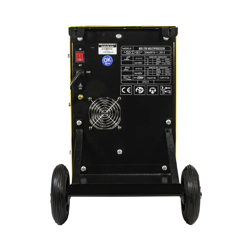 Máquina De Solda Multiprocesso Mono 11,2 Kva 220V V8 Brasil - Imagem 5