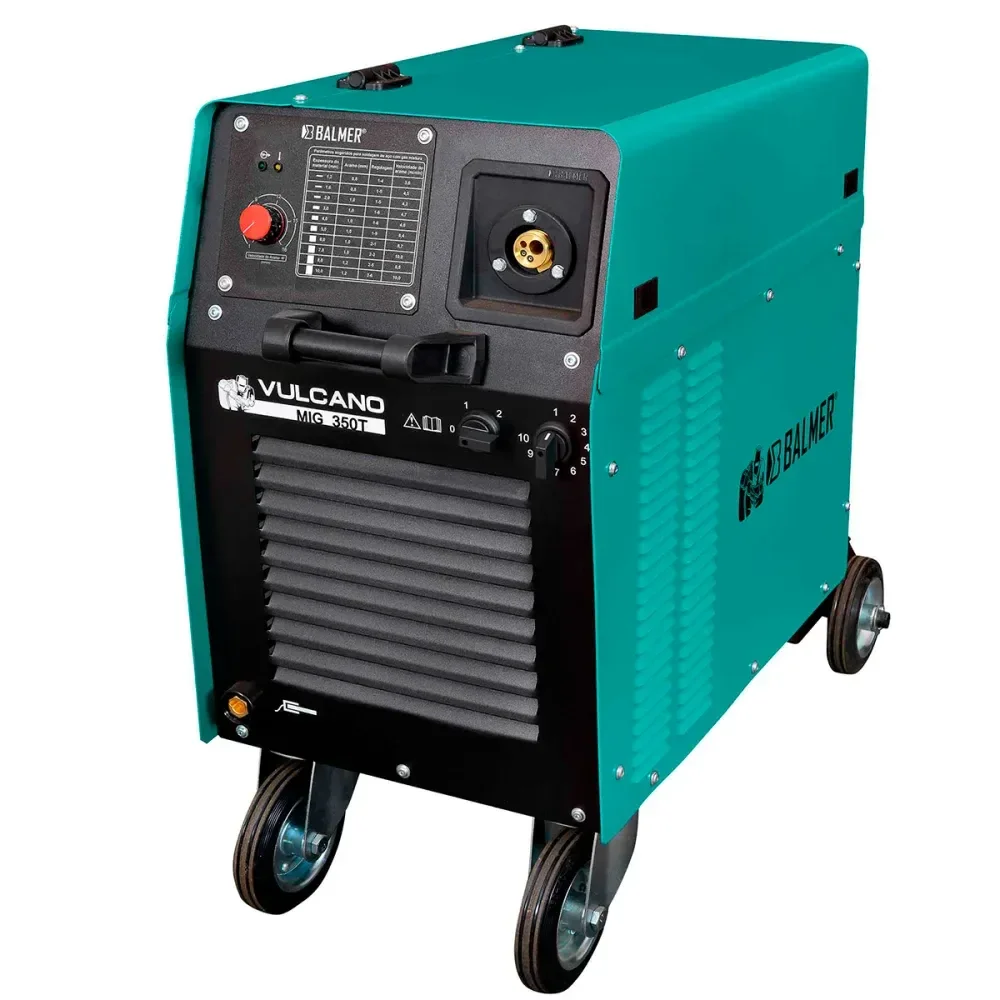 Máquina Solda Vulcano Mig 350 T 17,1Kva Balmer - Imagem 2