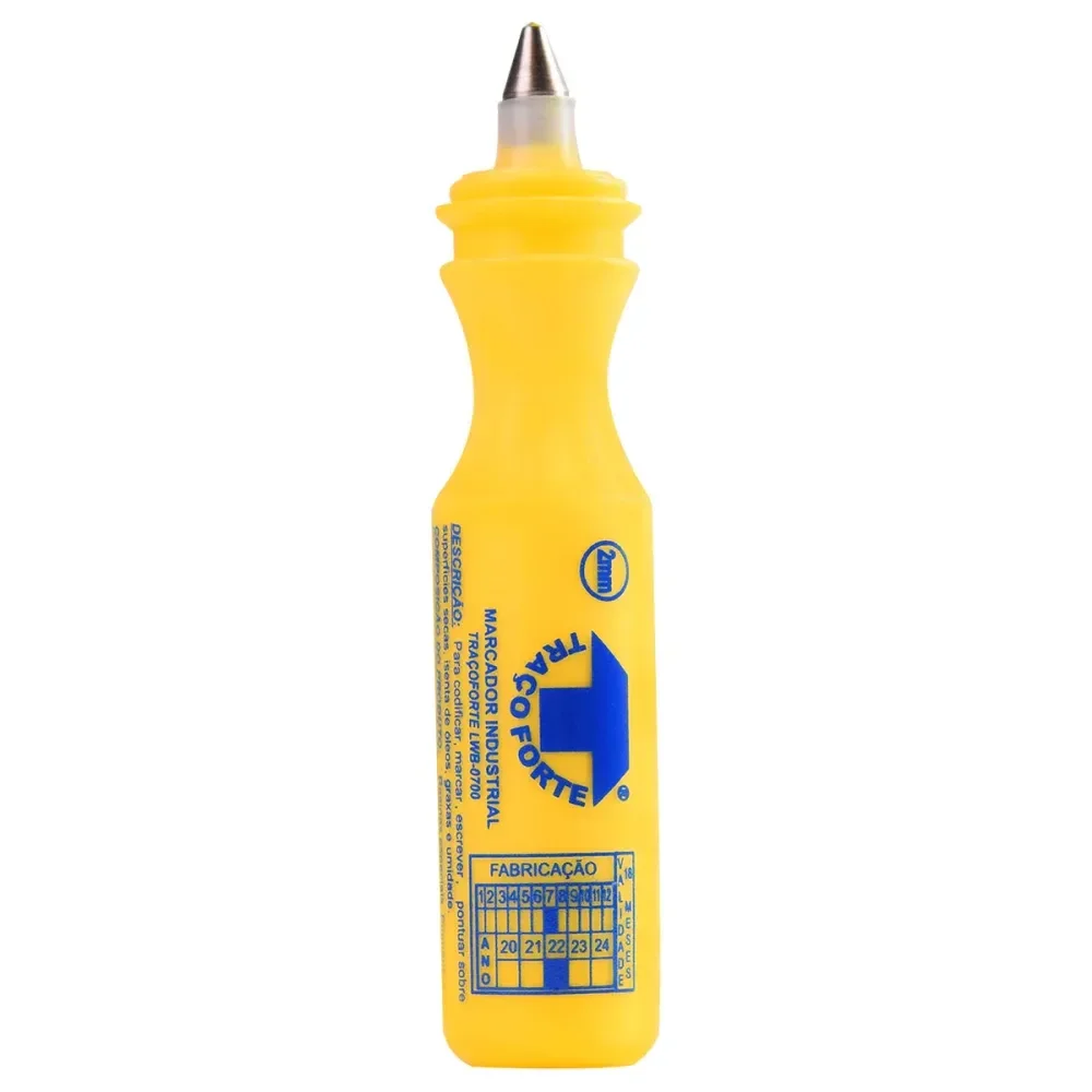 Marcador Industriais Ecológico Amarelo 2Mm 60Ml Baden  - Imagem 2