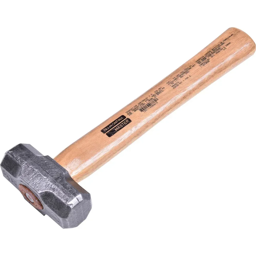 Marreta Oitavada 500G Basic Com Cabo De Madeira Tramontina - Imagem 2