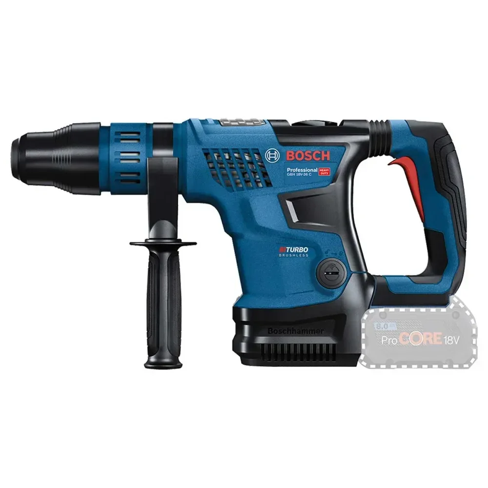 Martelete Perfurador Gbh 18V-36 C Professional Sds Max Bosch - Imagem 2