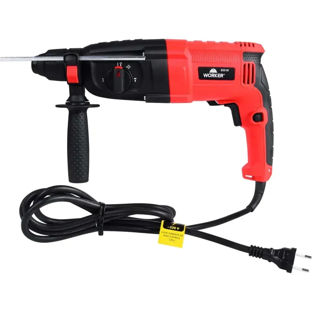 Martelete Perfurador Rompedor Sds Plus 850W Worker - Imagem 2