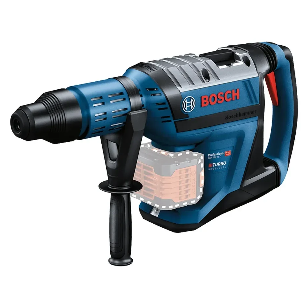 Martelo Perfurador Demolidor Biturbo Gbh 18V-45 C Bosch - Imagem 2
