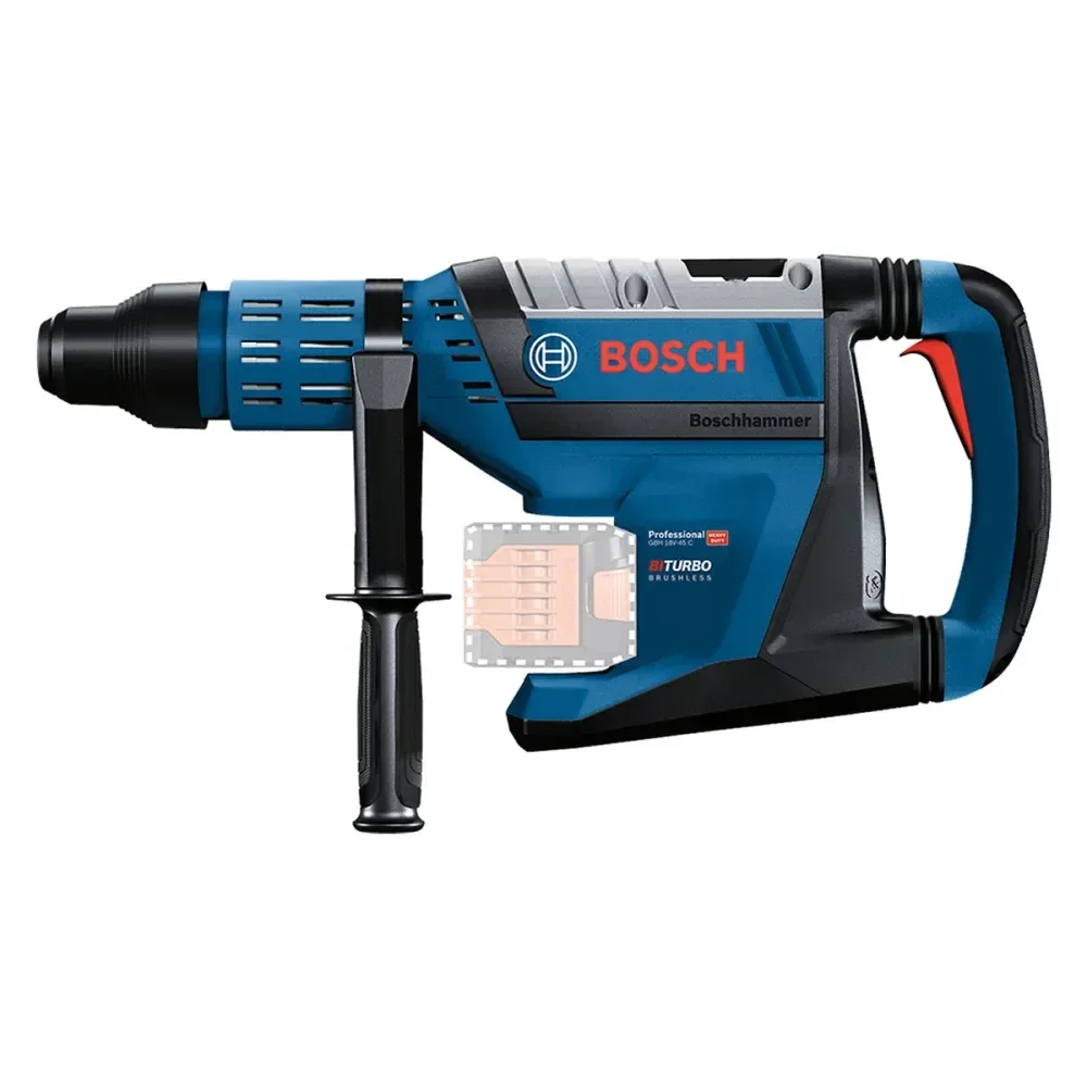 Martelo Perfurador Demolidor Biturbo Gbh 18V-45 C Bosch - Imagem 3