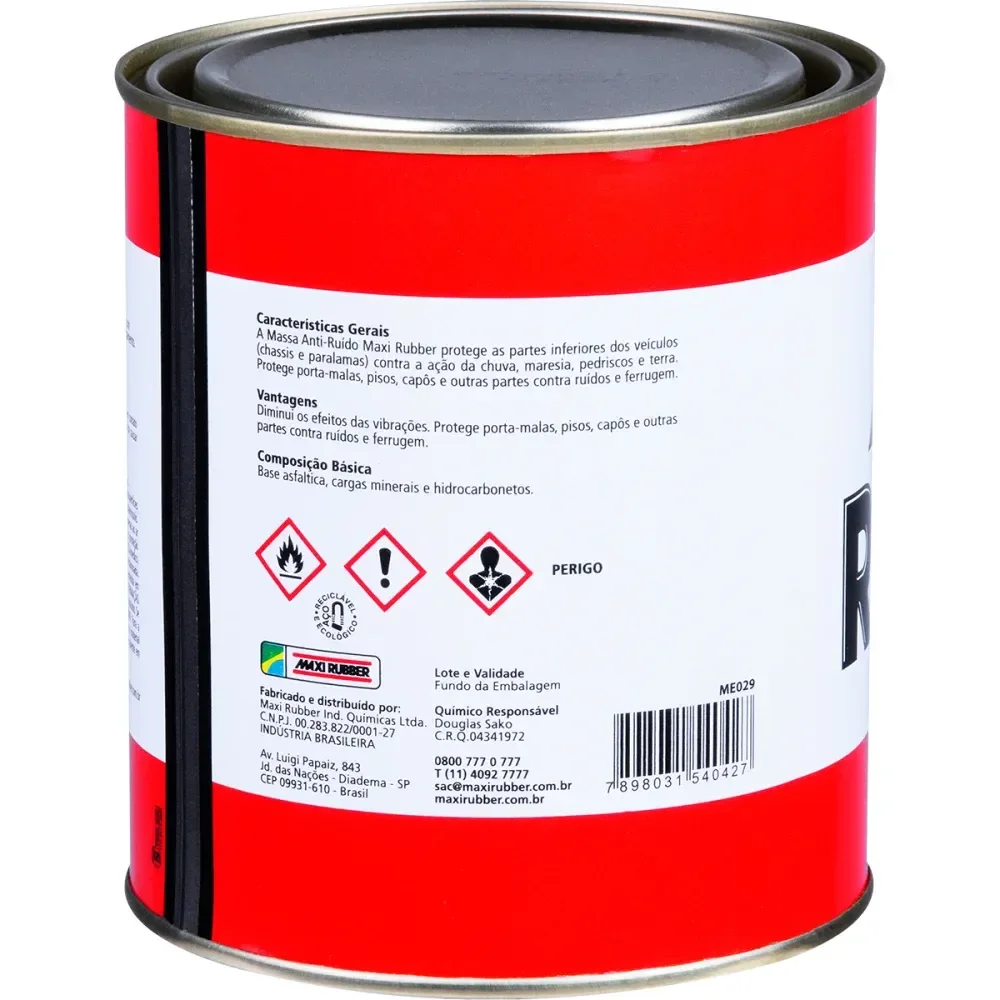 Massa Anti Ruído Maxi Rubber 1,300Kg - Imagem 2