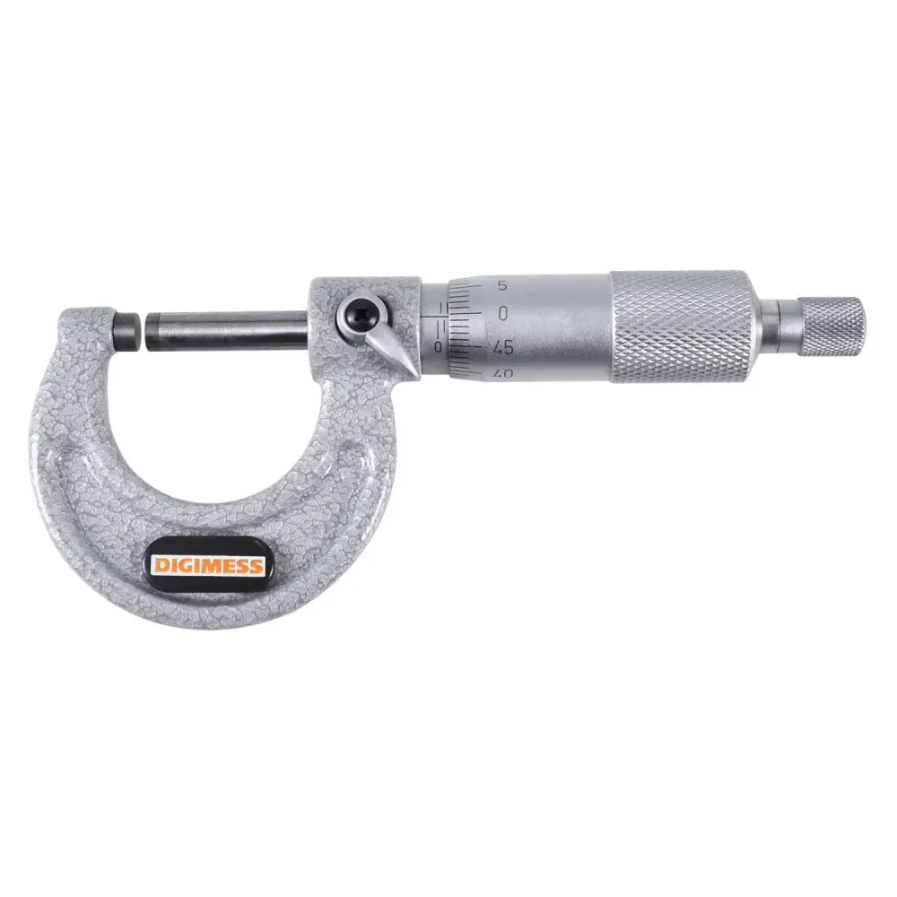 Micrômetro Externo Arco Ferro Fundido 0 A 25 Mm Digimess - Imagem 3