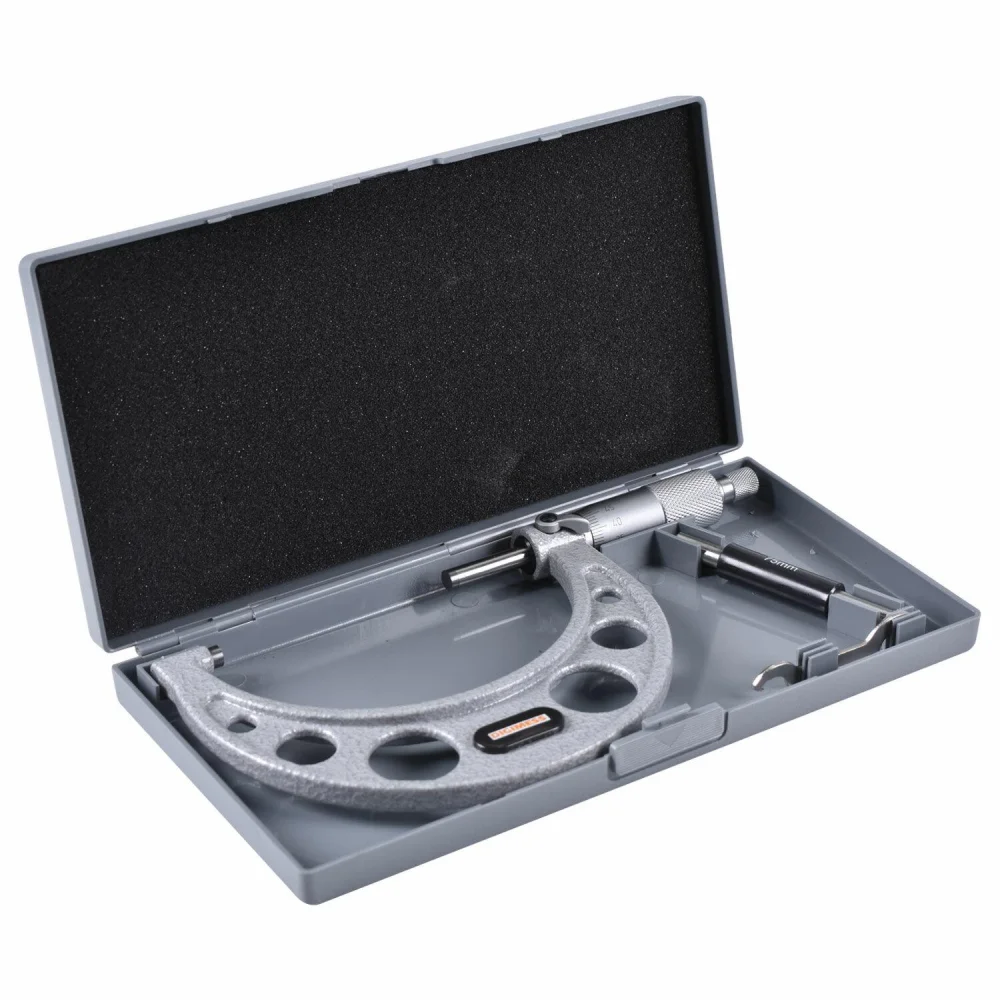 Micrômetro Externo Arco Ferro Fundido 110.103 Digimess - 75 A 100Mm - Imagem 4