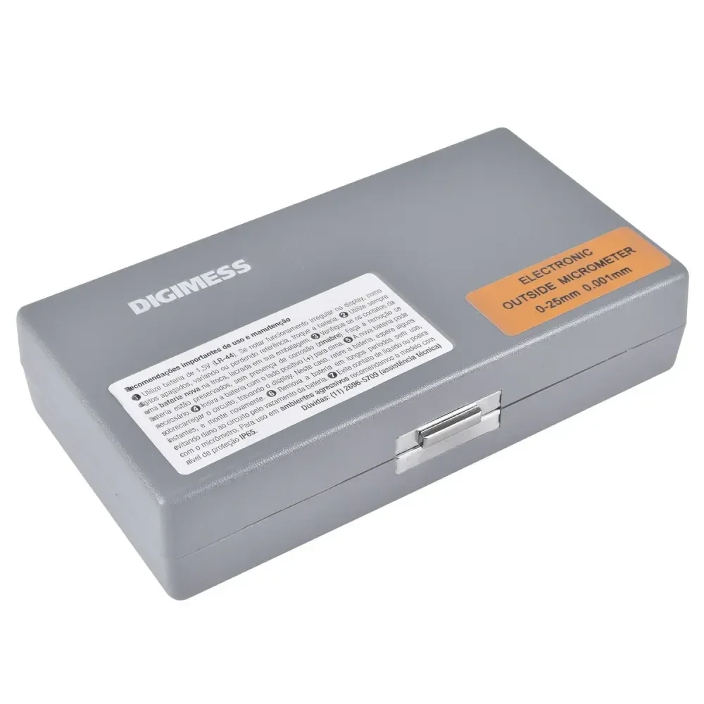 Micrômetro Externo Digital 0 A 25Mm 110284New - Digimess - Imagem 5