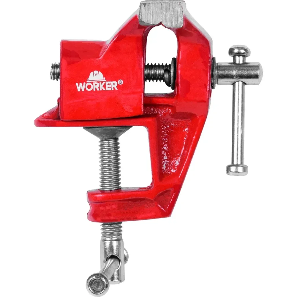 Mini Torno De Bancada Fixo 40Mm Worker - Imagem 2