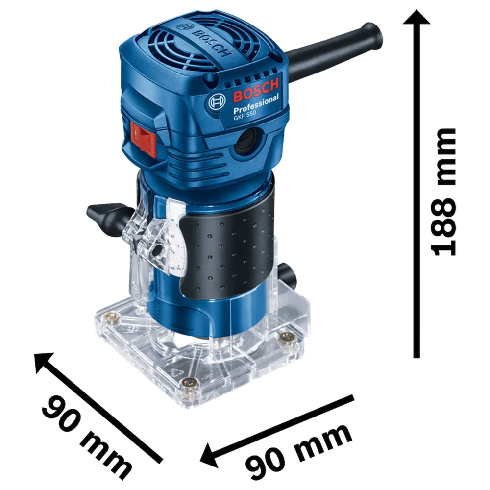 Mini Tupia Manual Gkf550 550W 127V Bosch - Imagem 5