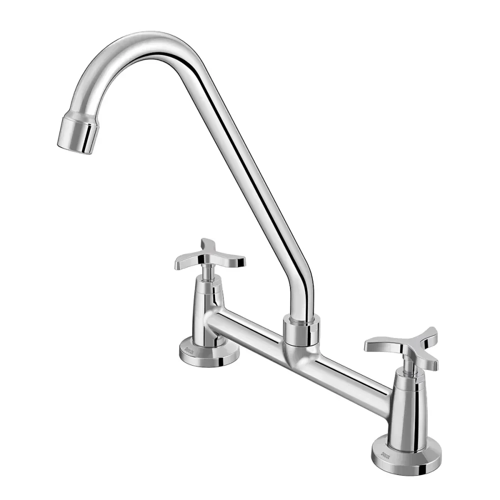 Misturador Para Cozinha Bica Alta Cromado Nova Pertutti Docol - Imagem 3