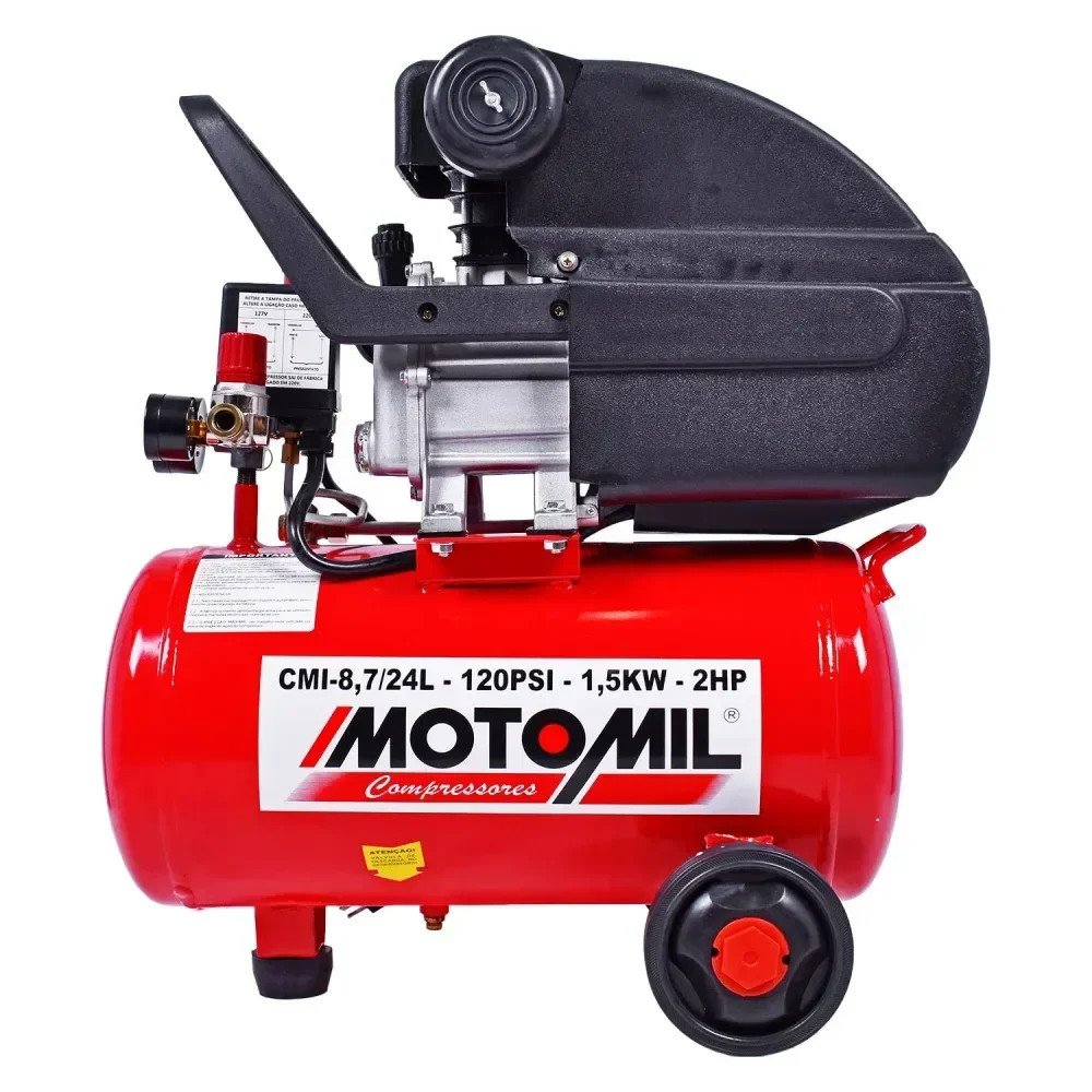 Moto Compressor De Ar Cmi-8,7/24 8,7 Pcm 24L Motomil - Imagem 4
