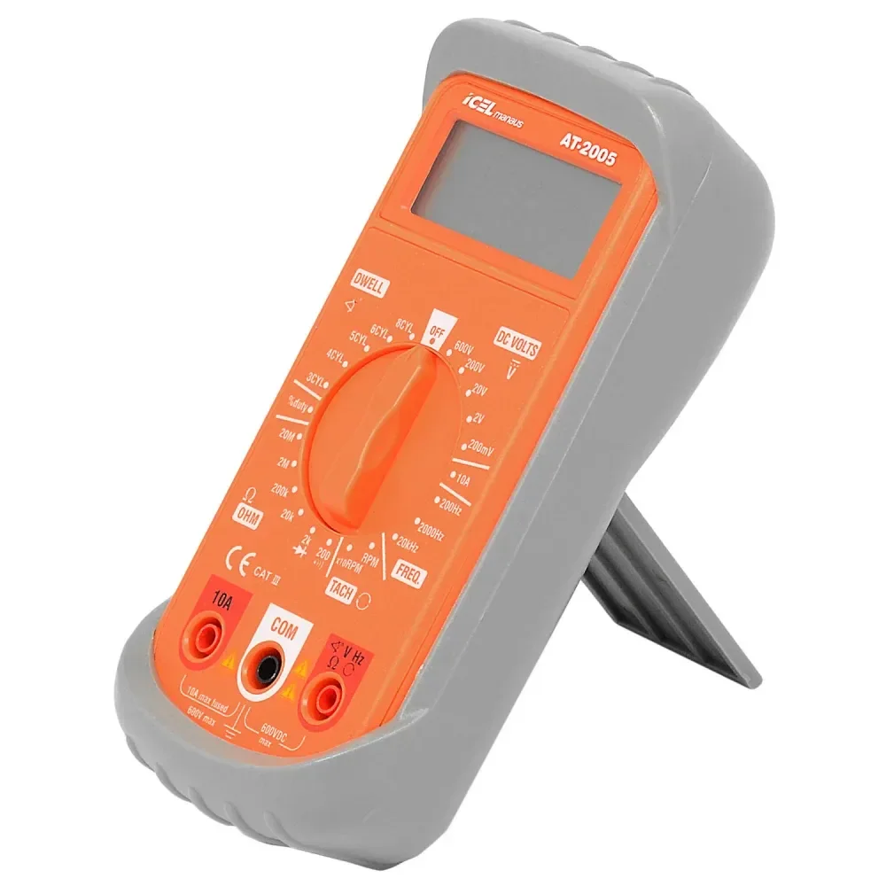 Multímetro Digital Automotivo At-2005 Dc 10A 600V Icel - Imagem 3