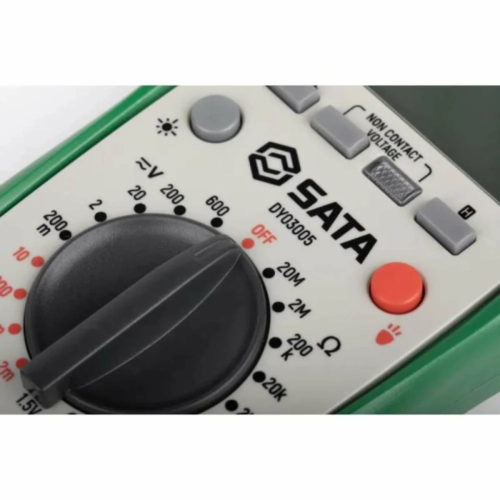 Multímetro Digital Cat Ii 600V Com Medição Sem Contato Sata - Imagem 4