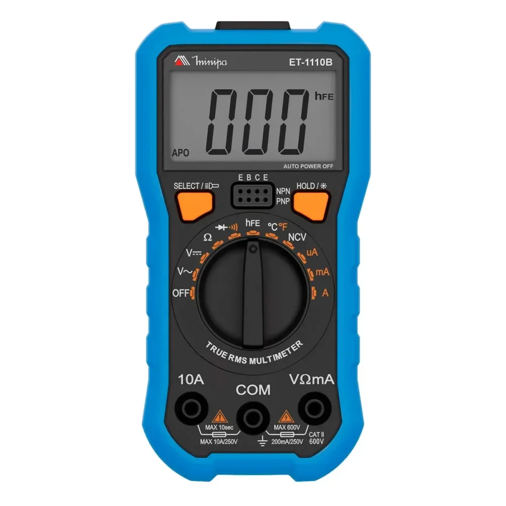 Multímetro Digital Cat Ii 600V Et1110B Minipa - Imagem 2