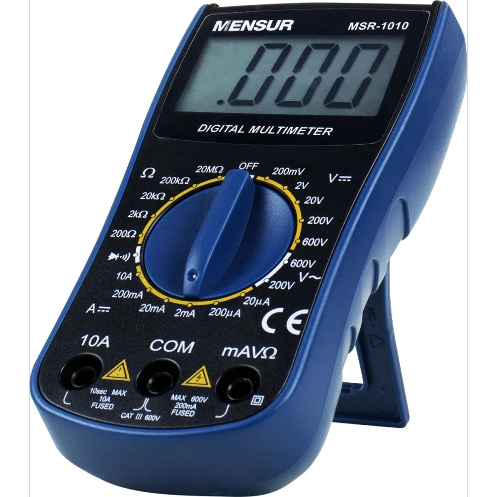 Multímetro Digital CAT II 600V MSR-1010 Mensur OFERTA