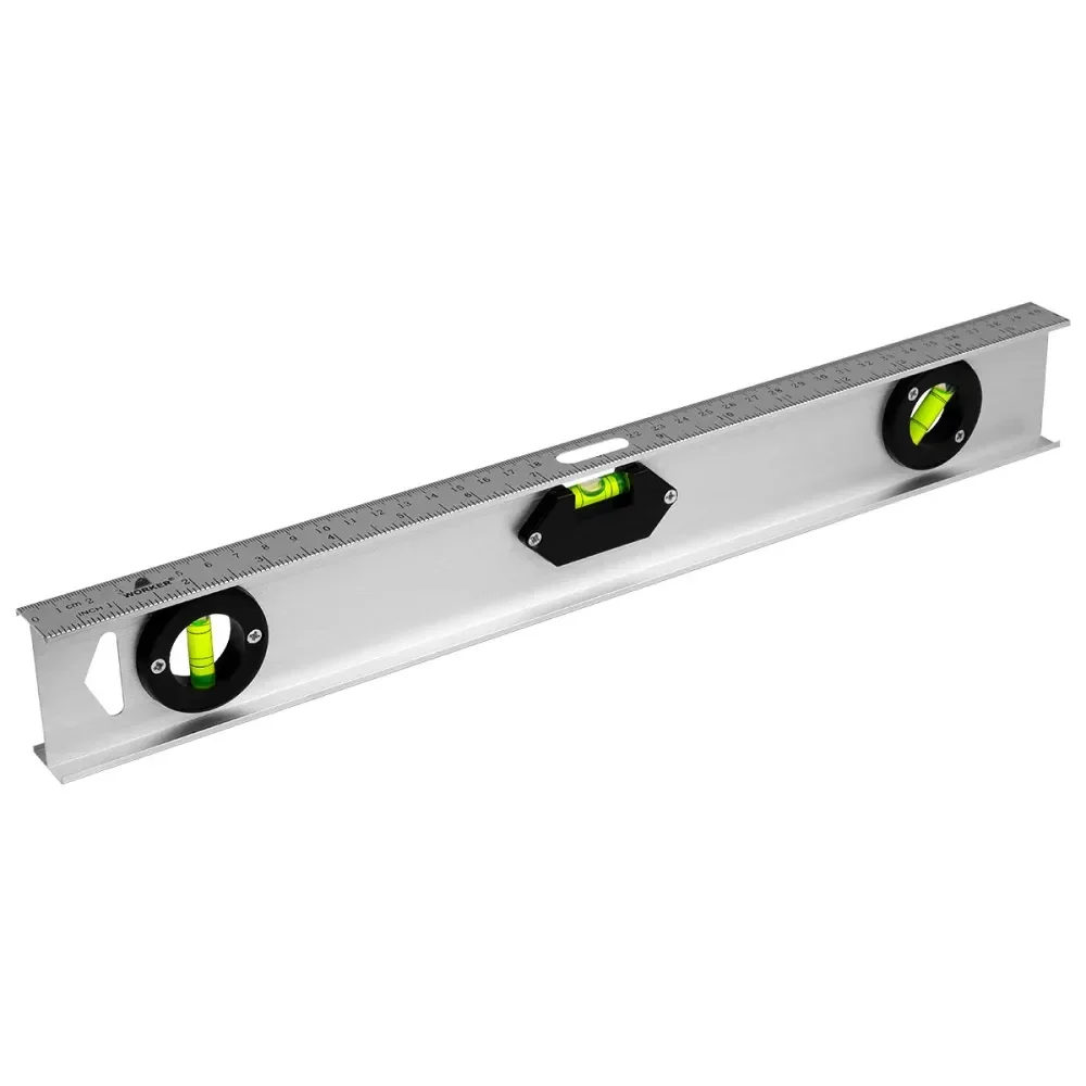 Nível Alumínio Com 3 Bolhas 24 600Mm Worker - Imagem 4