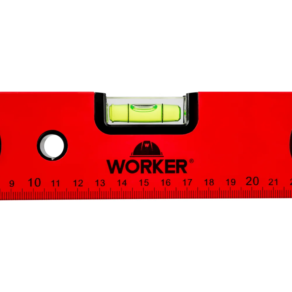 Nível Alumínio Tipo Box 12 300Mm 3 Bolhas Da Worker - Imagem 4