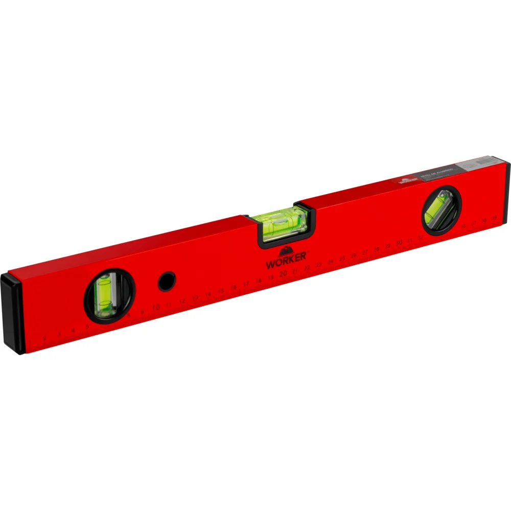Nível Alumínio Tipo Box 16 400Mm 3 Bolhas Da Worker - Imagem 6