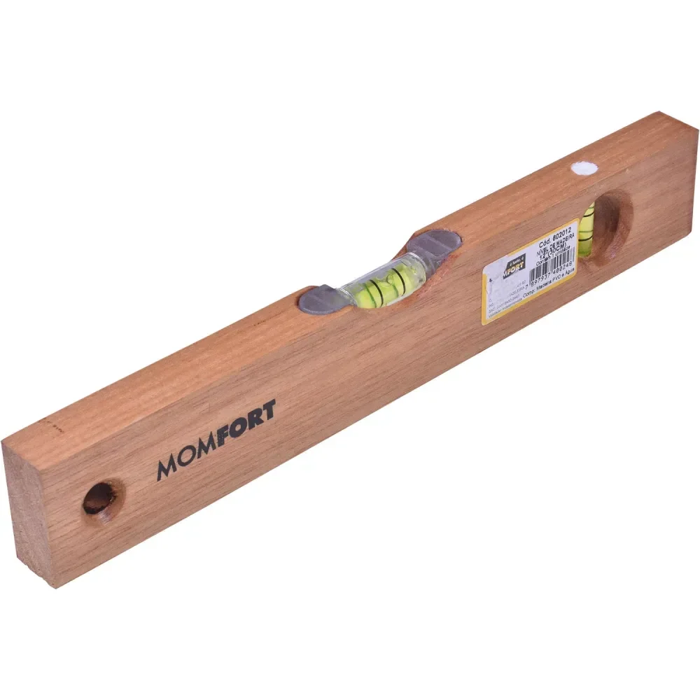 Nível De Madeira 12″ – 30 Cm 602012 Momfort - Imagem 2