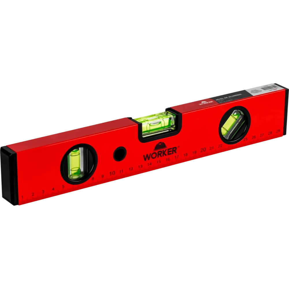 Nível Tipo Box Profissional Magnético 12 300Mm Worker - Imagem 5