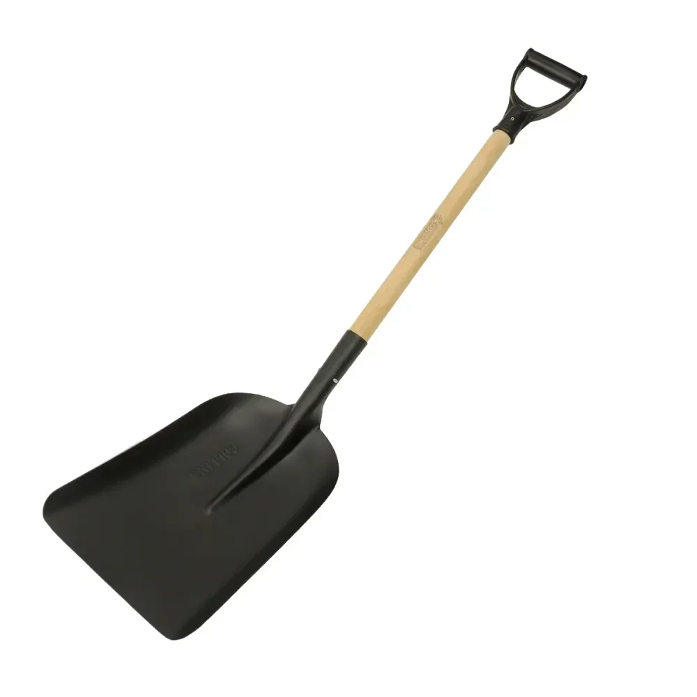 Pá Ajuntadeira Para Carvão Com Cabo De Madeira Collins - Imagem 3