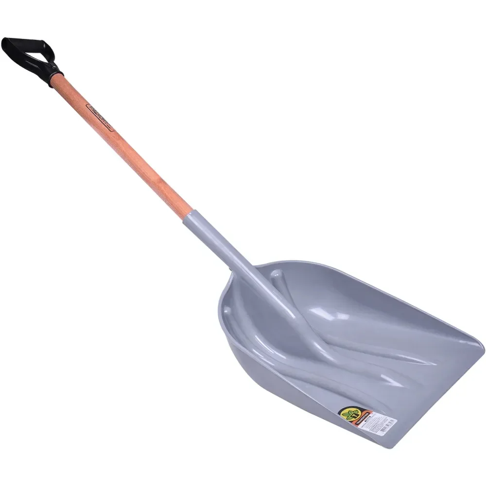 Pá Plástica C/ Cabo De Madeira 79Cm 77540425 Tramontina - Imagem 2