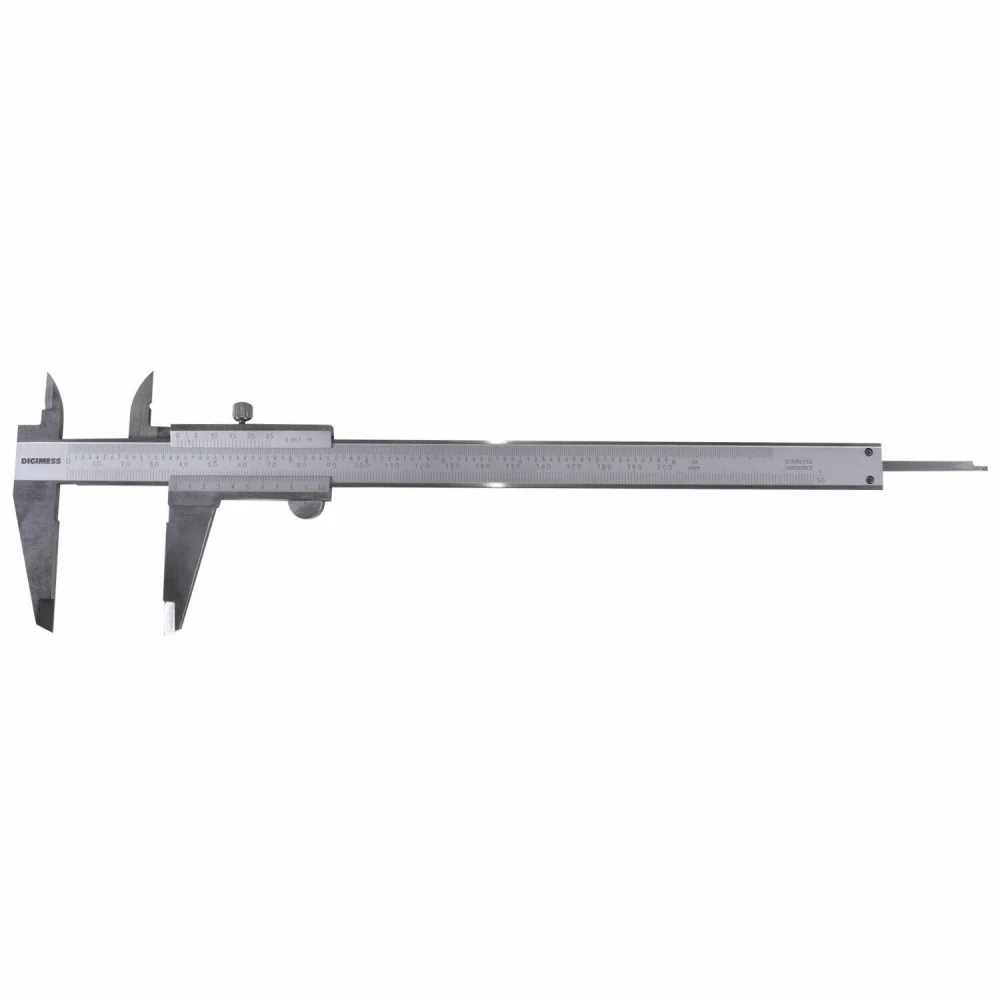 Paquímetro Universal Em Inox 200Mm 100.004 Digimess - Imagem 3