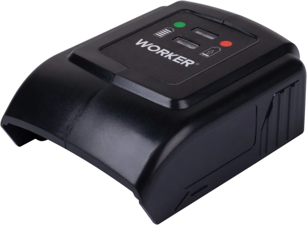 Parafusadeira 18V Impacto 1 Bat 13Pcs Worker - Imagem 7