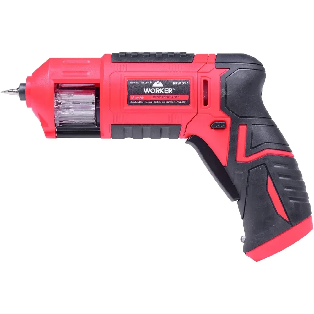 Parafusadeira A Bateria Pbw 017 3,6V Com 17 Peç Worker - Imagem 2