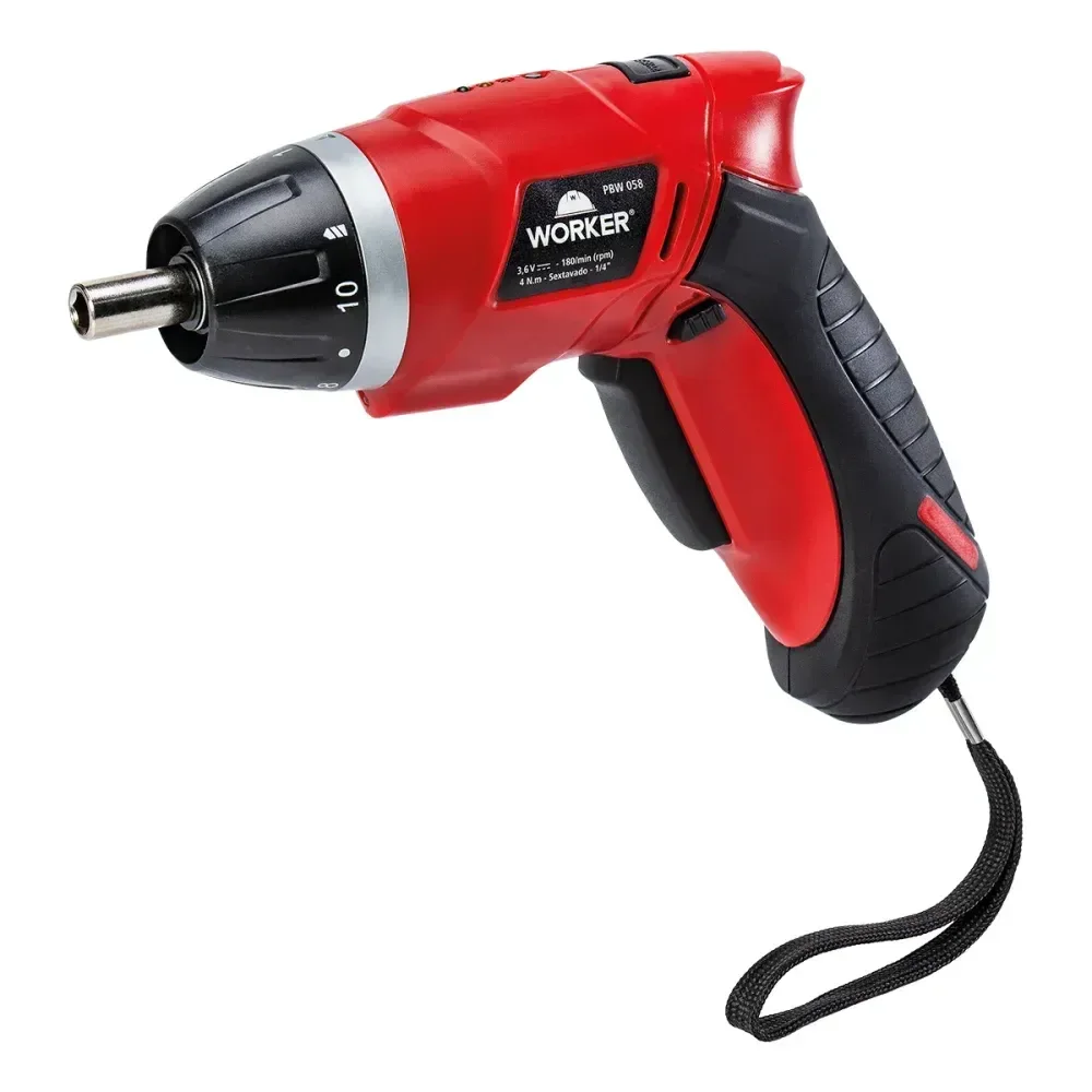 Parafusadeira A Bateria Pbw 058 Com 58 Peç 3,6V Biv Worker - Imagem 2