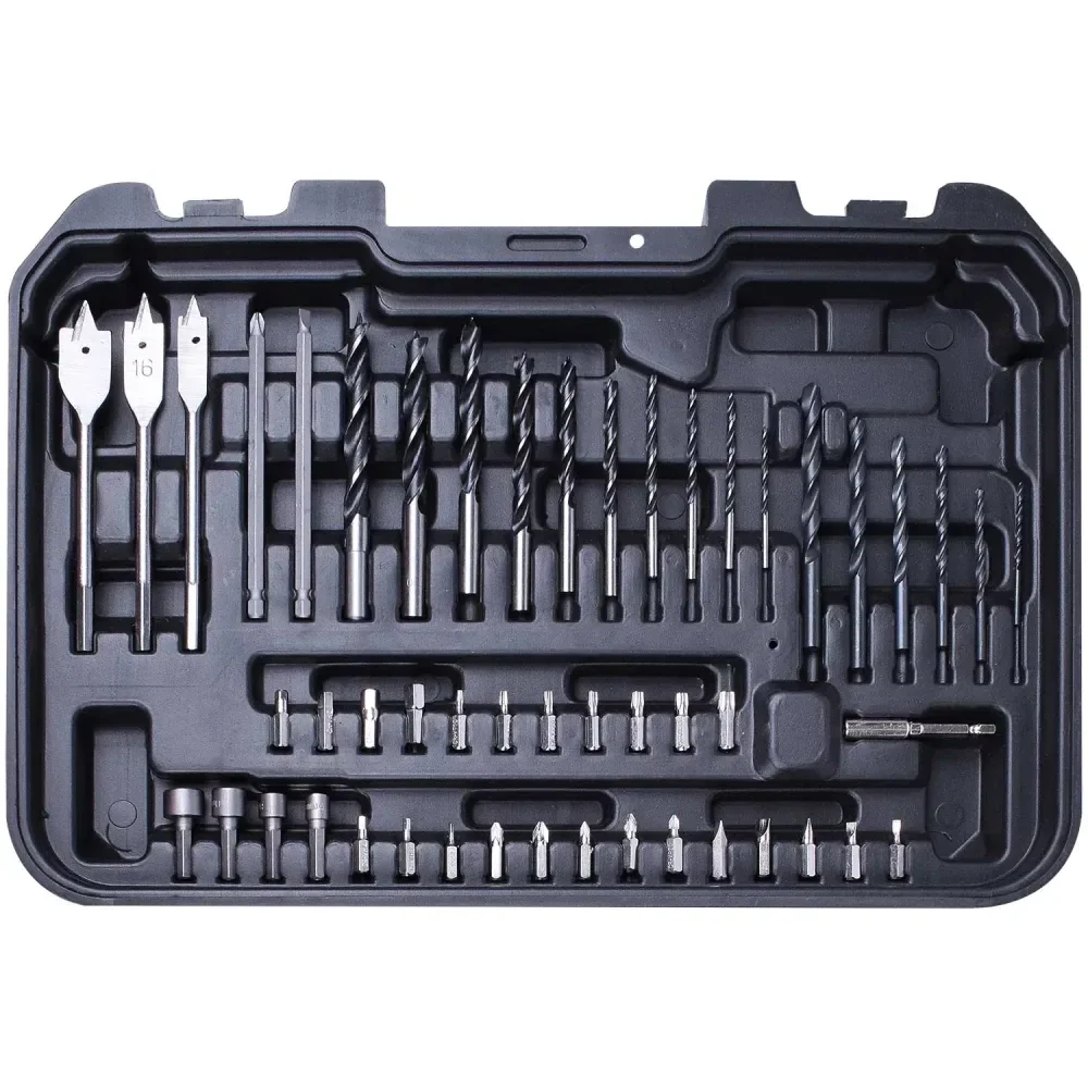 Parafusadeira Furadeira A Bateria 12V 1/32 52 Peç Worker - Imagem 5