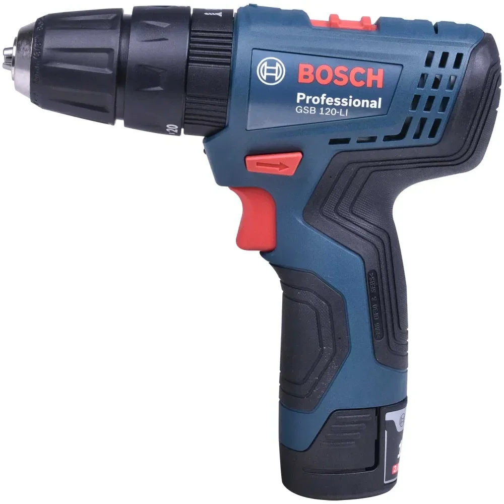 Parafusadeira Furadeira De Impacto A Bateria 12V Bivolt 3/8 Gsb 120-Li Bosch - Imagem 4