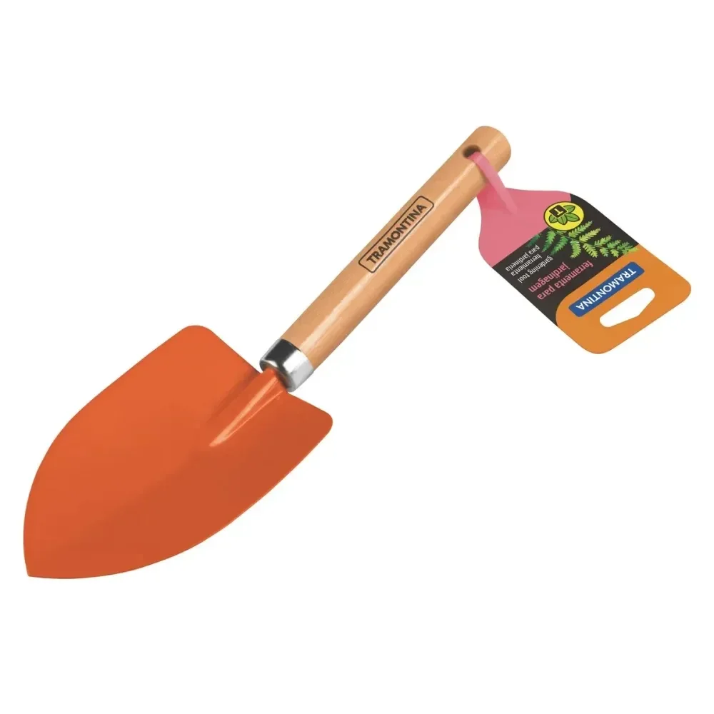 Pazinha Para Jardinagem Com Cabo De Madeira Tramontina - Imagem 2