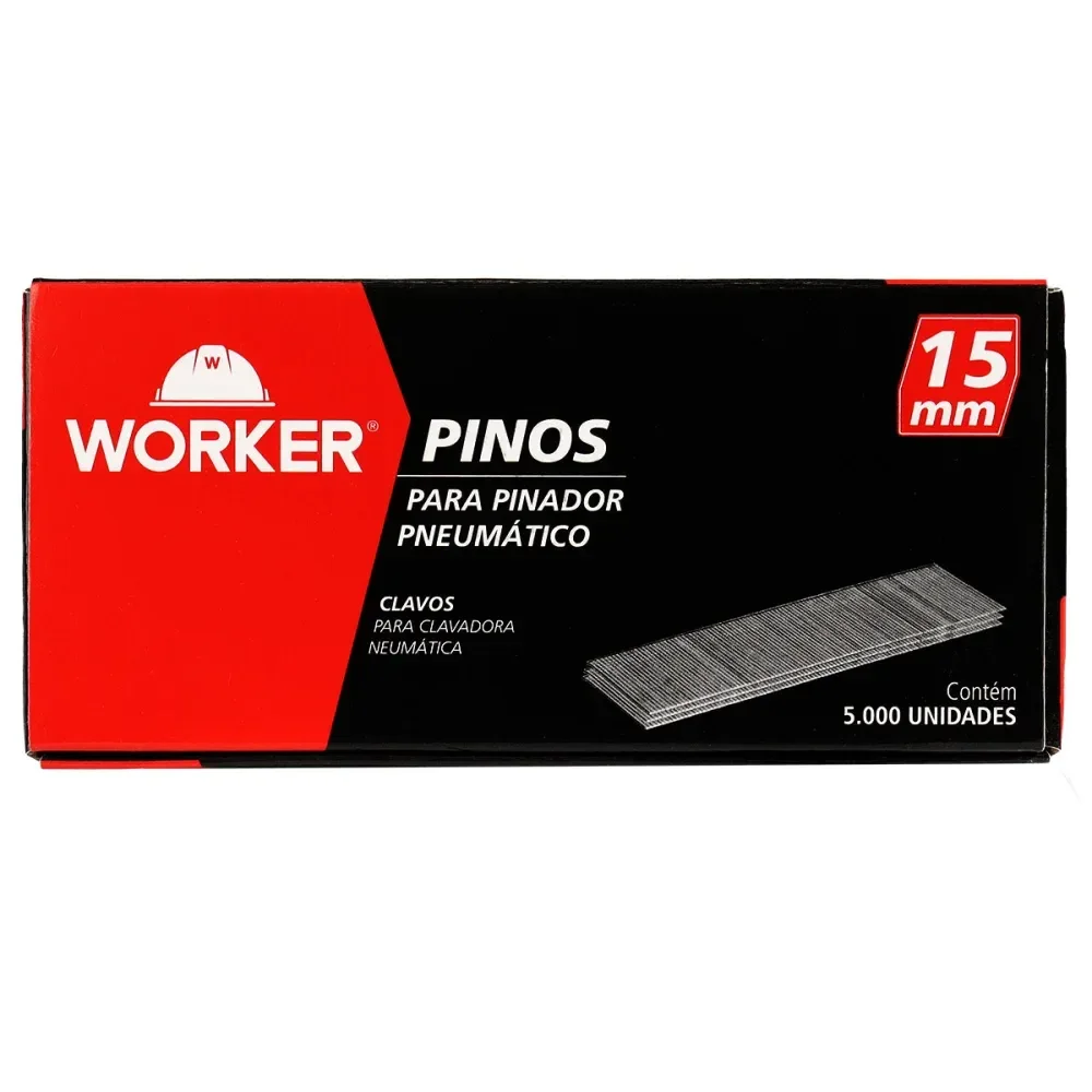 Pinos Para Pinador Pneumático 15Mm Worker   - Imagem 2