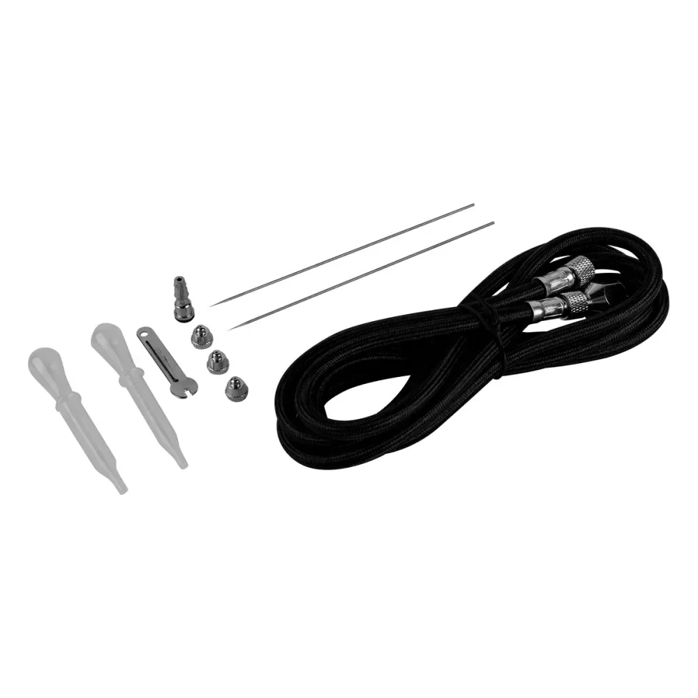 Pistola Aerógrafo Com Acessórios 1/8 0,32Pcm 13 Peç Worker - Imagem 6