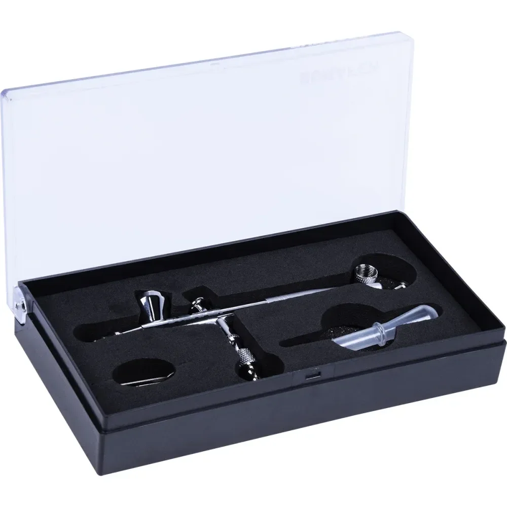 Pistola Aerografo Com Mini Compressor 10 Peç Bumafer - Imagem 4