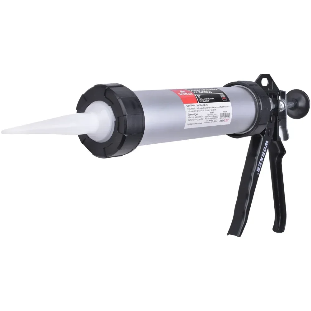 Pistola Aplicadora De Mastique Profissional Worker - Imagem 2