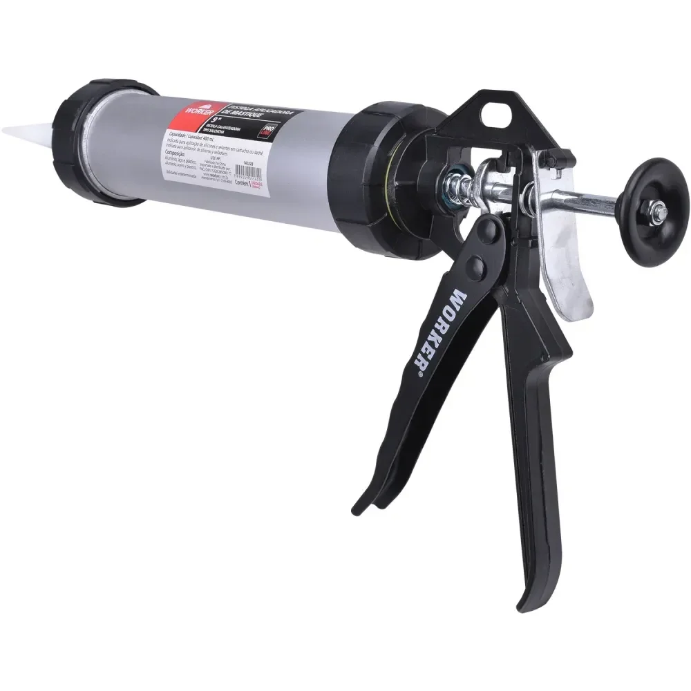 Pistola Aplicadora De Mastique Profissional Worker - Imagem 3