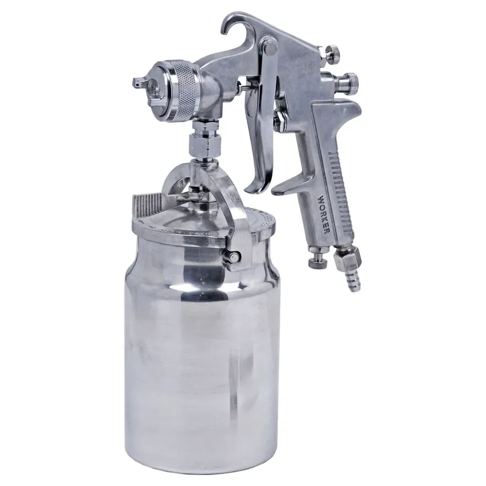 Pistola De Pintura Alta Produção 1 Litro 1.8Mm Worker - Imagem 2
