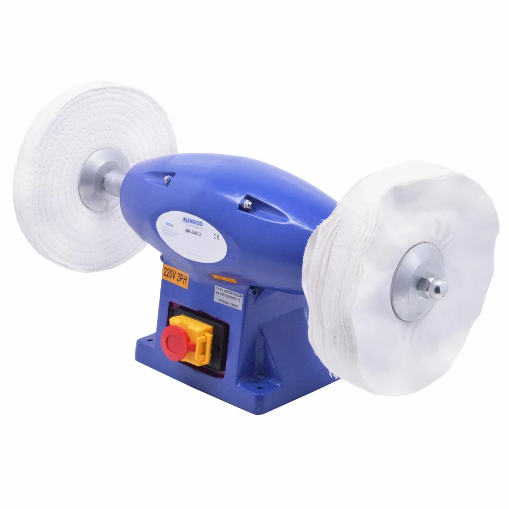 Politriz De Bancada 250X25Mm Mr-040.3 2Hp Manrod - Imagem 3