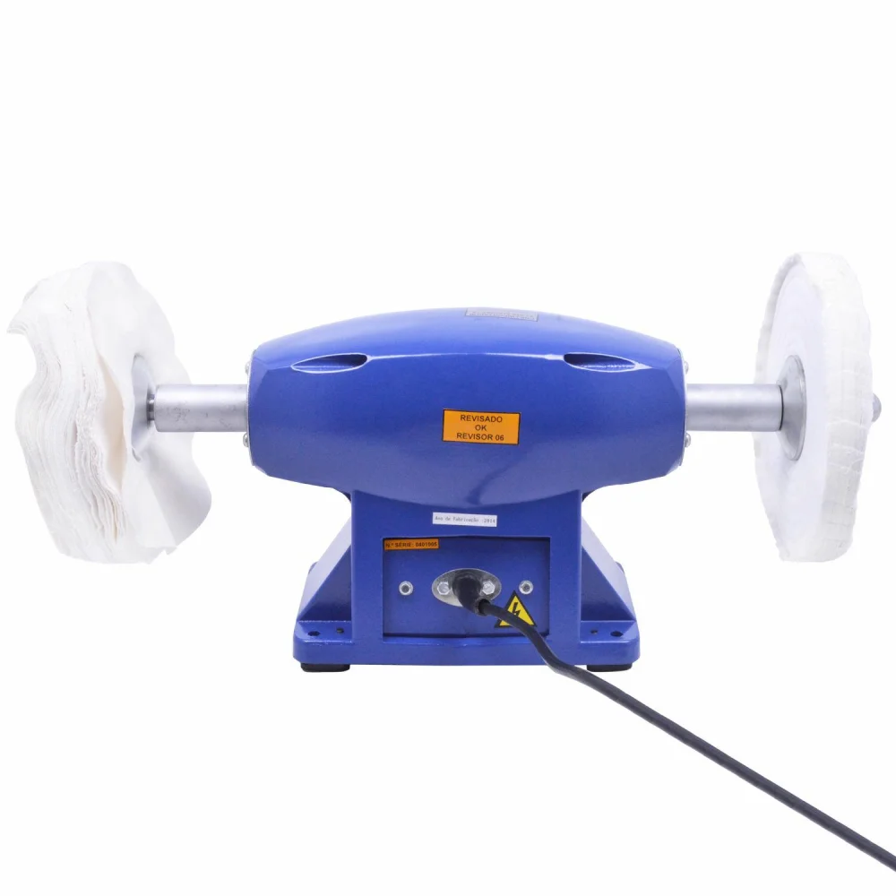 Politriz De Bancada 600W 200X200Mm Mr-040.1 Manrod - Imagem 4